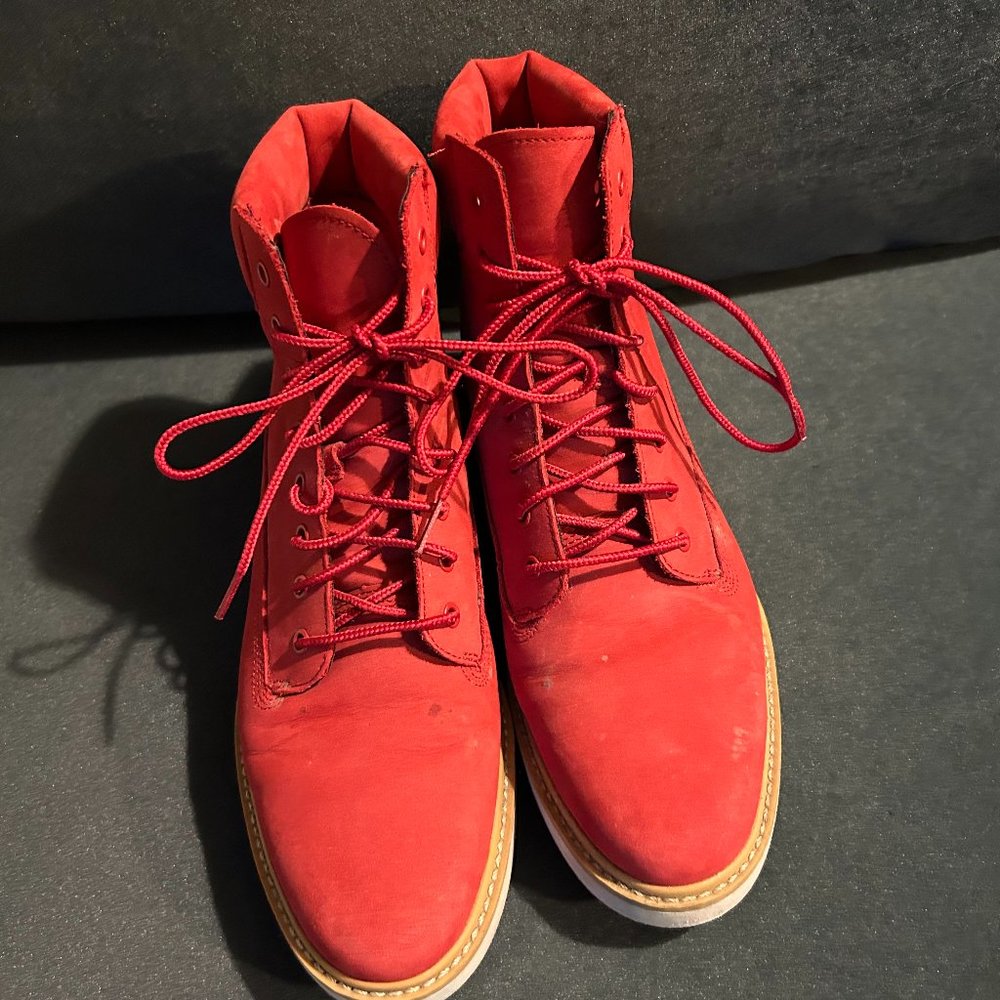Timberland, size 10, red